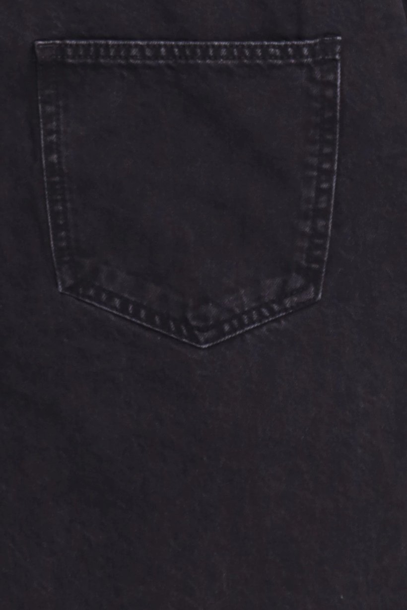 Men Loose Fit Solid Non-Stretchable Jeans, Black