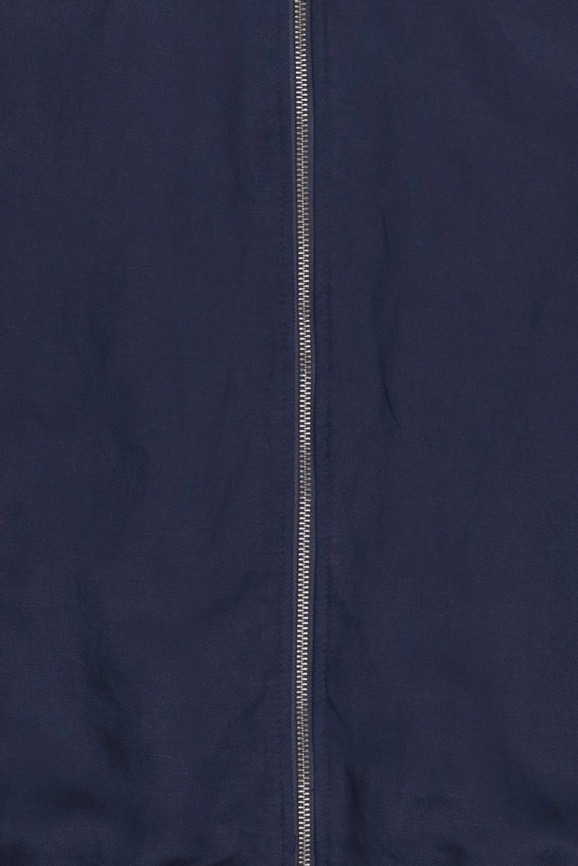 Men Plain Bomber Jacket, Navy