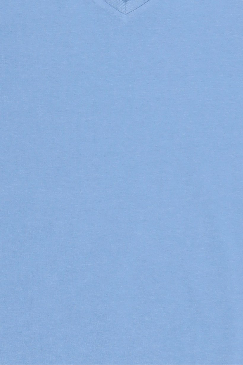 Men Crew Neck Short Sleeve Solid T-Shirt, Slate Blue