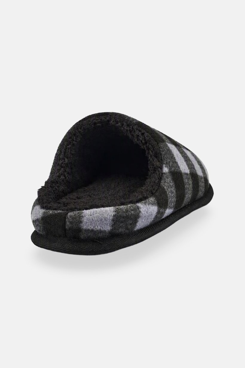 Men Checkered Slip On Home Slippers, Multicolor