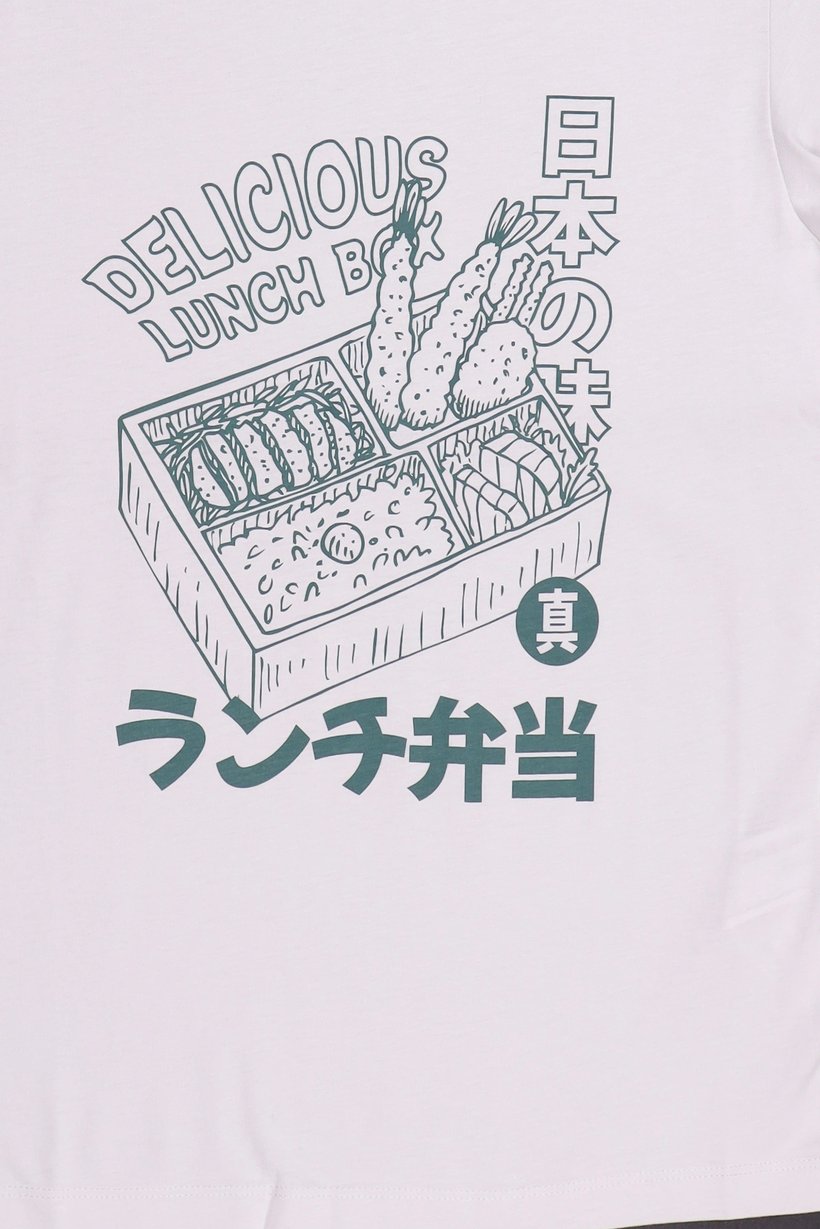 Men Crew Neck Short Sleeve Graphic Print T-Shirt, White