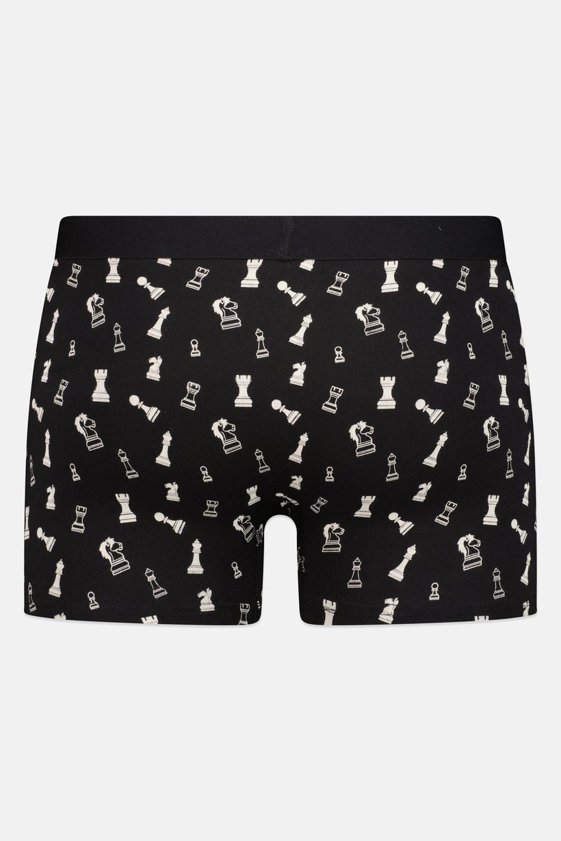 Men 1 Piece Graphic Print Boxer Brief, Multicolor