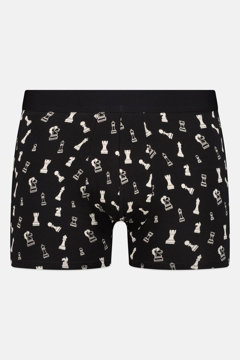 Men 1 Piece Graphic Print Boxer Brief, Multicolor
