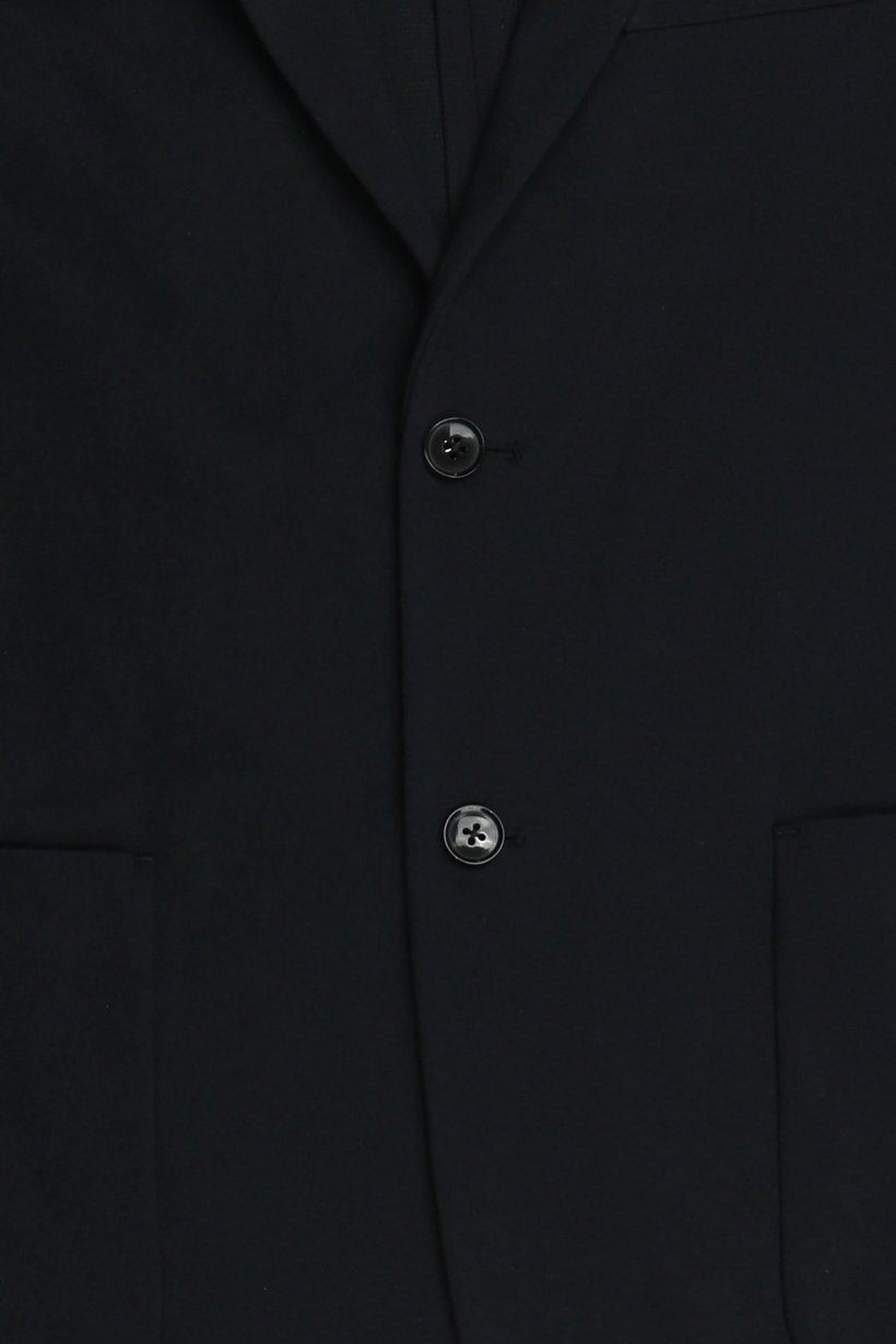 Men Regular Fit Solid Casual Blazer, Deep Navy