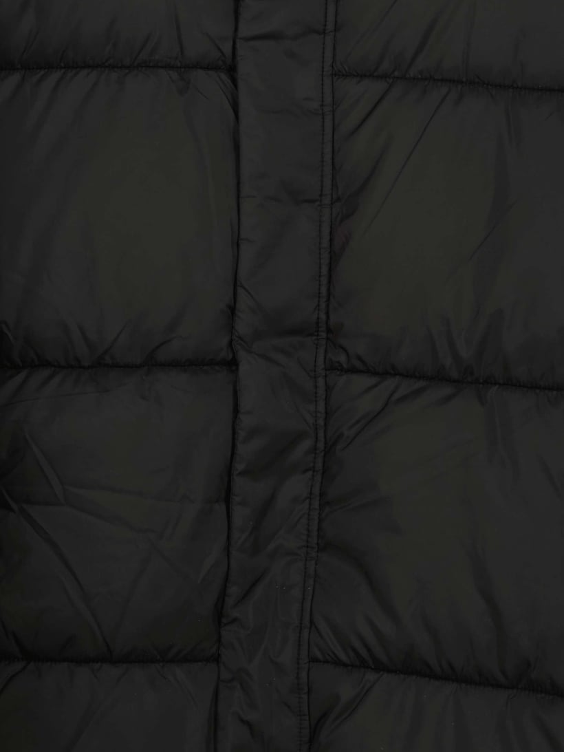 Men Quilted Puffer Jacket, Black