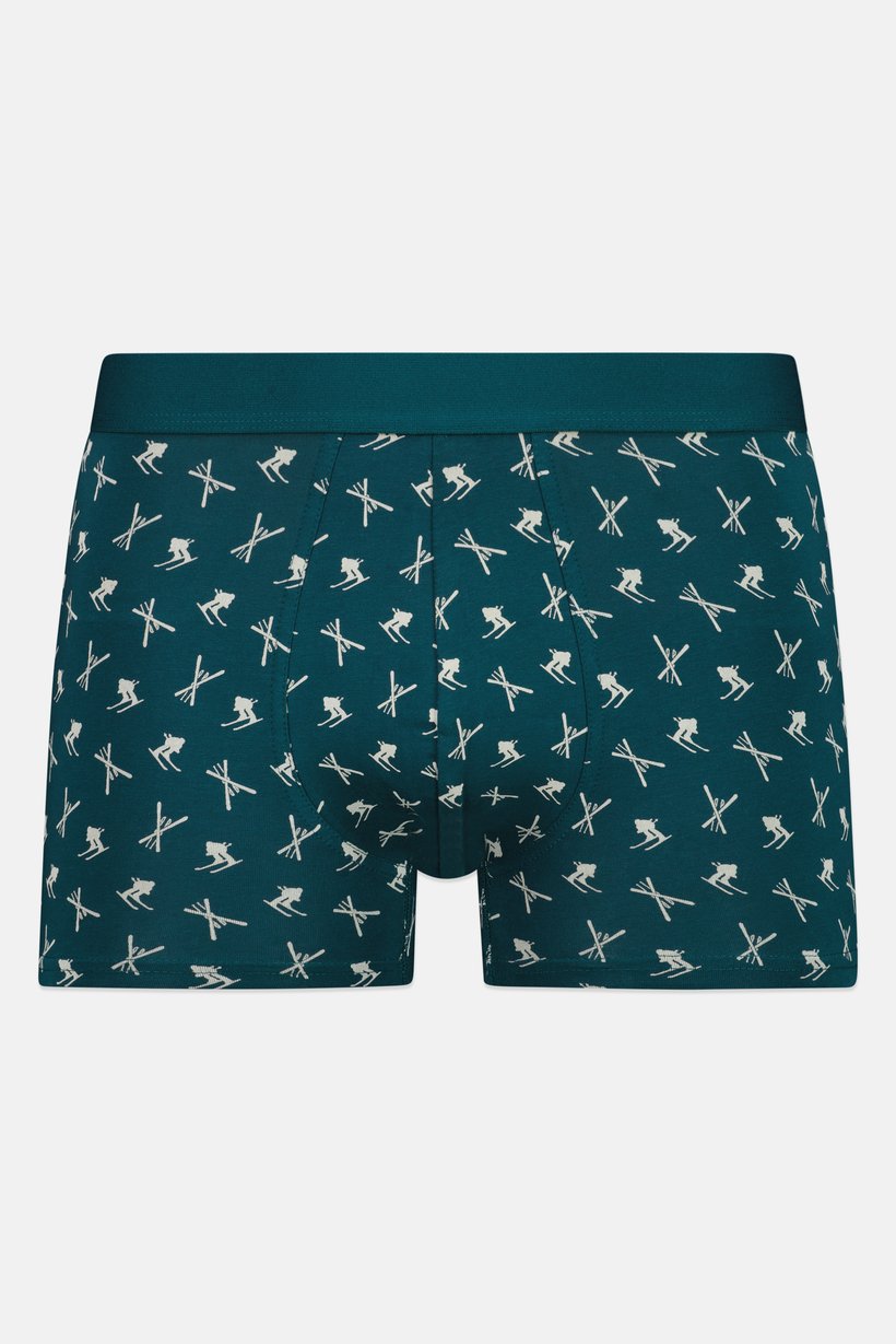 Men Allover Print Pull On Boxer, Multicolor