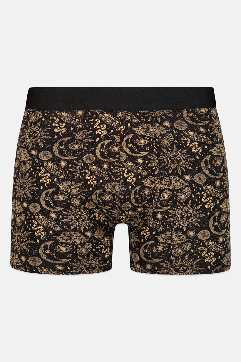 Men 1 Piece Graphic Print Boxer, Multicolor