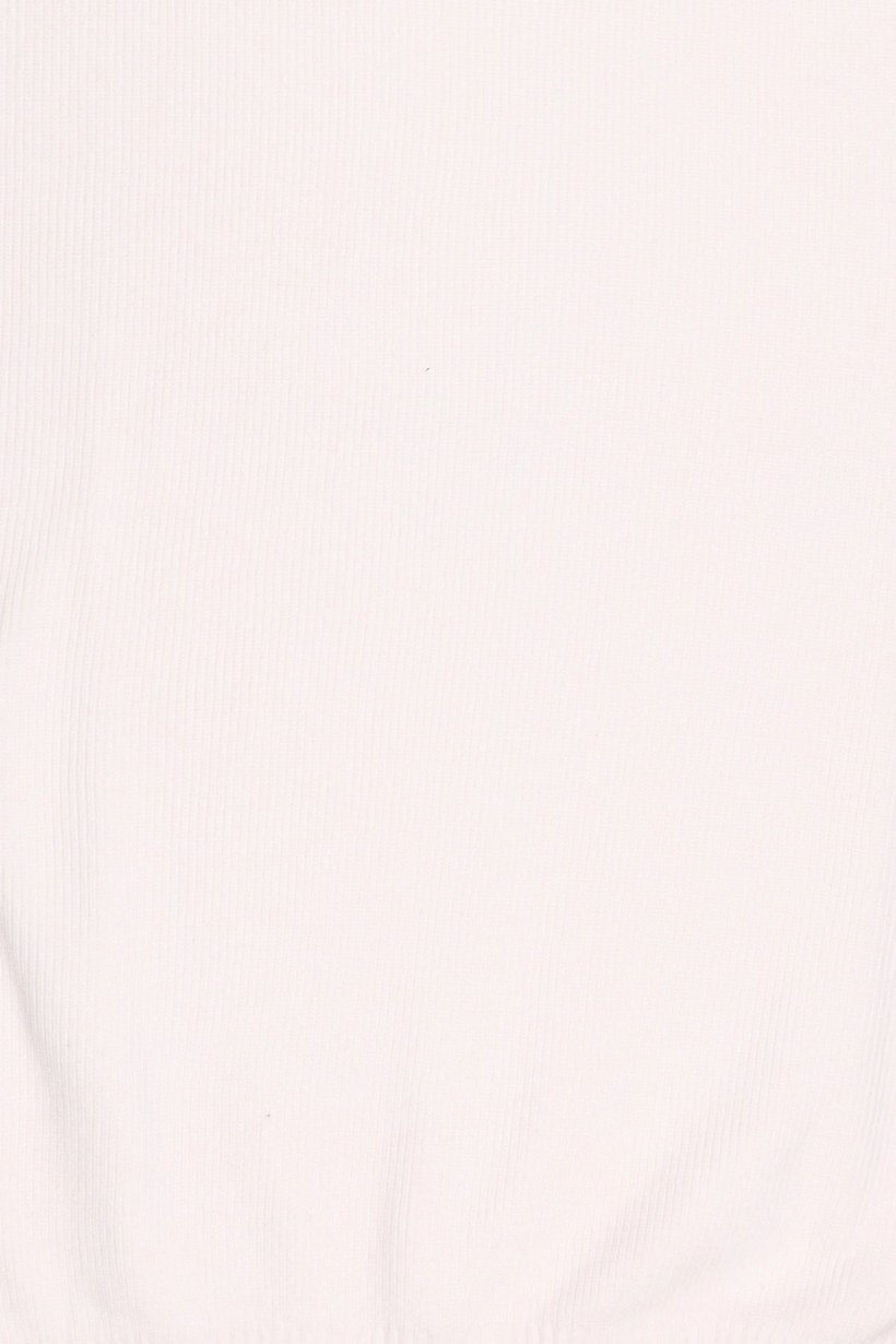 Men Mock Neck Textured Sweater, White