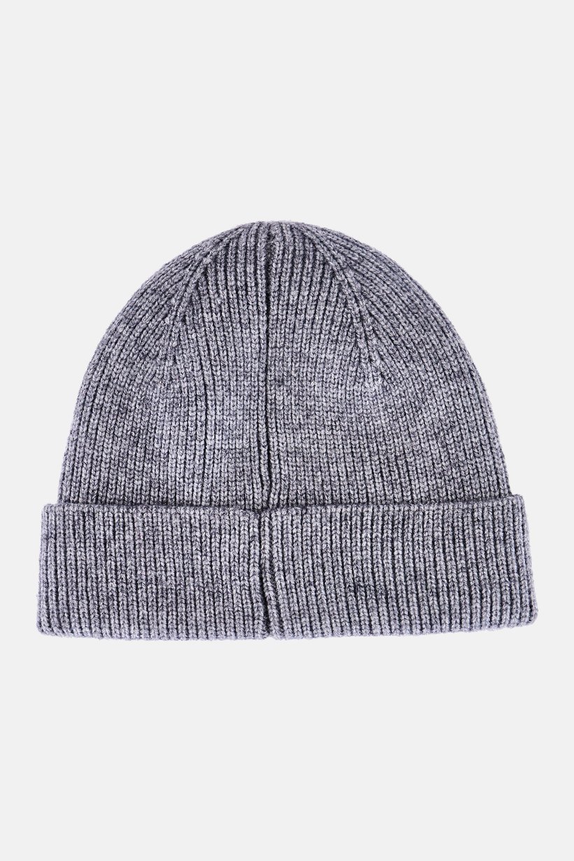 Men Knitted Beanie Hat, Grey