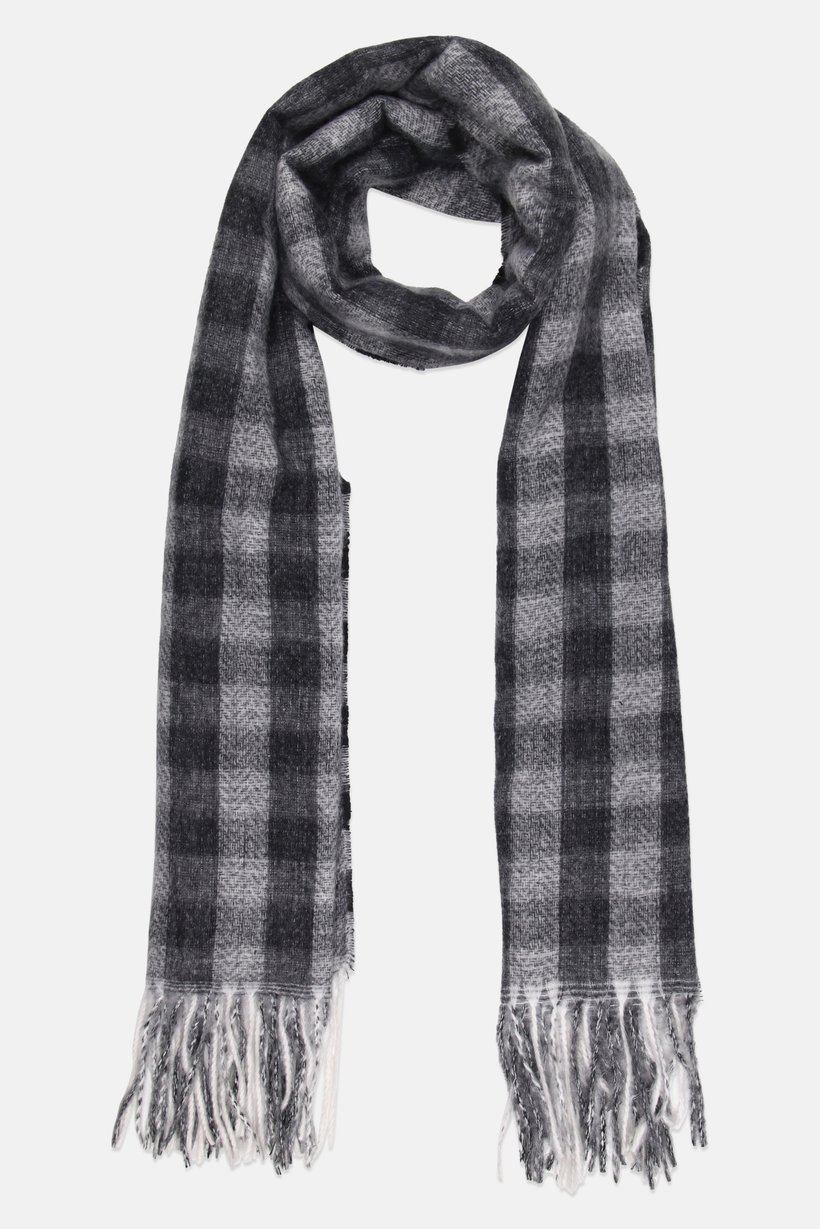 Men Checkered Scarf, Multicolor