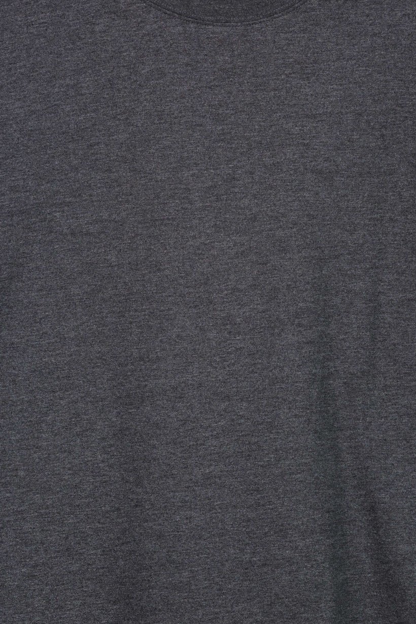 Men Regular Fit Heather Long Sleeve Sweatshirt, Dark Grey