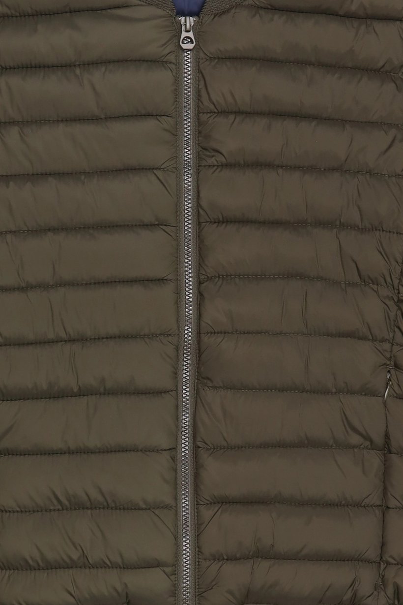 Men Quilted Puffer Jacket, Dark Olive