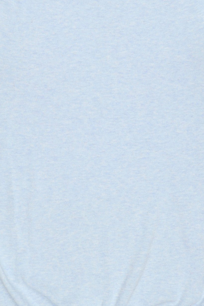 Men Crew Neck Textured Sweater, Sky Blue