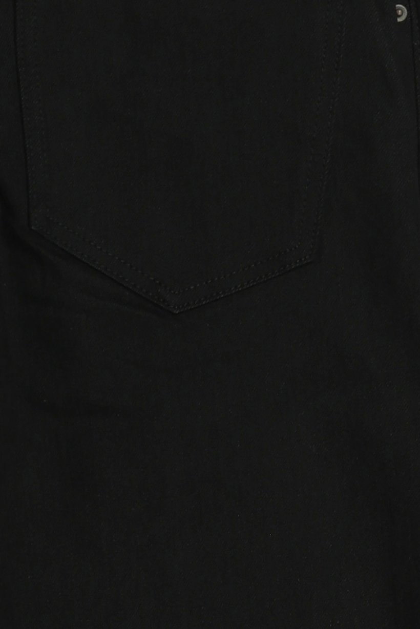 Men Straight Fit Solid Stretchable Jeans, Black