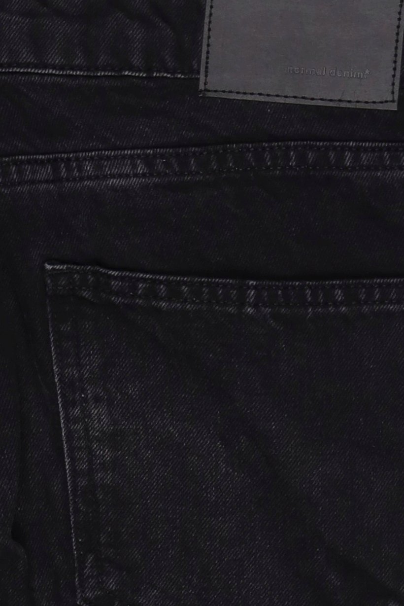Men Loose Fit Plain Non-Stretchable Jeans, Black
