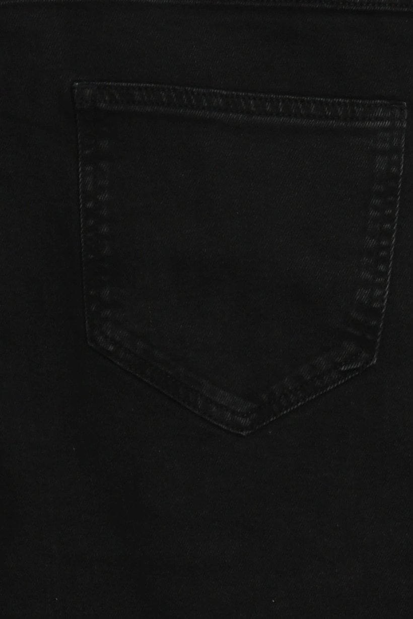 Men Regular Fit Solid Stretchable Jeans, Black