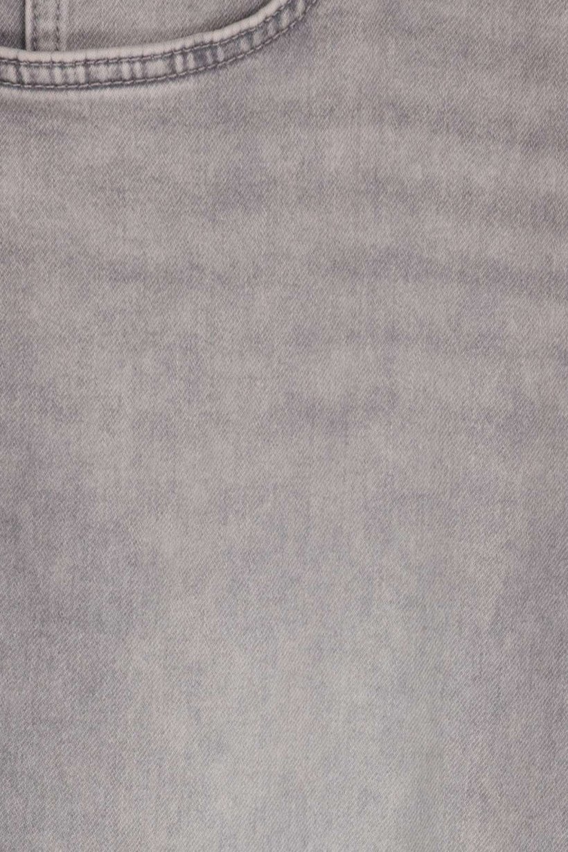 Men Slim Fit Washed Stretchable Denim Jeans, Grey