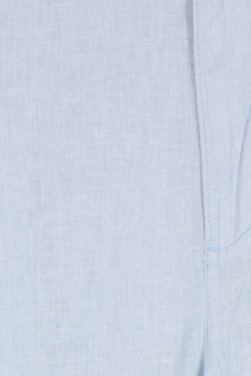 Men Regular Fit Plain Chino Pants, Light Blue