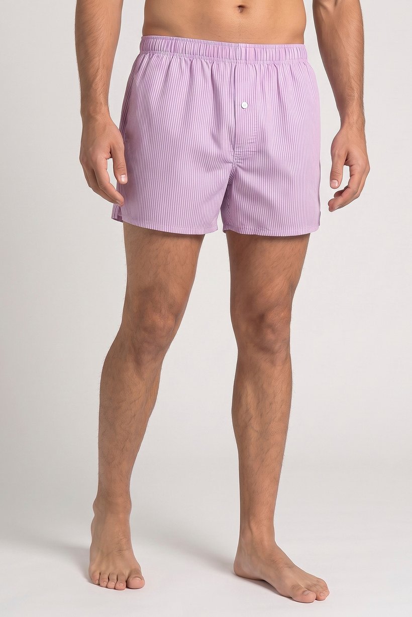 Men Stripe Pull On Boxer, Multicolor