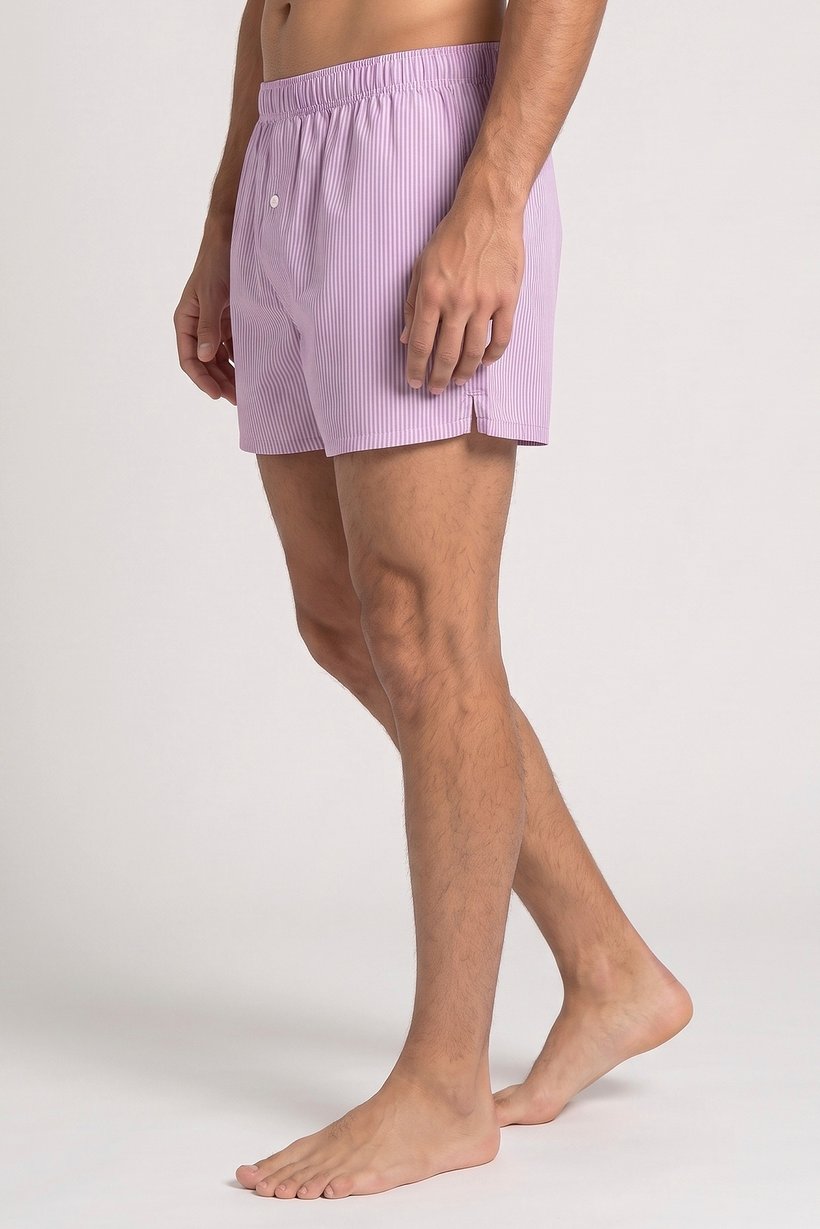 Men Stripe Pull On Boxer, Multicolor