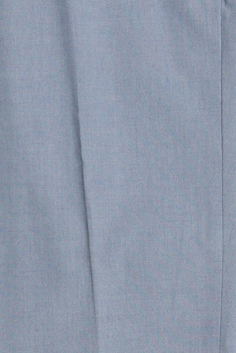 Men Slim Fit Solid Dress Pants, Light Blue