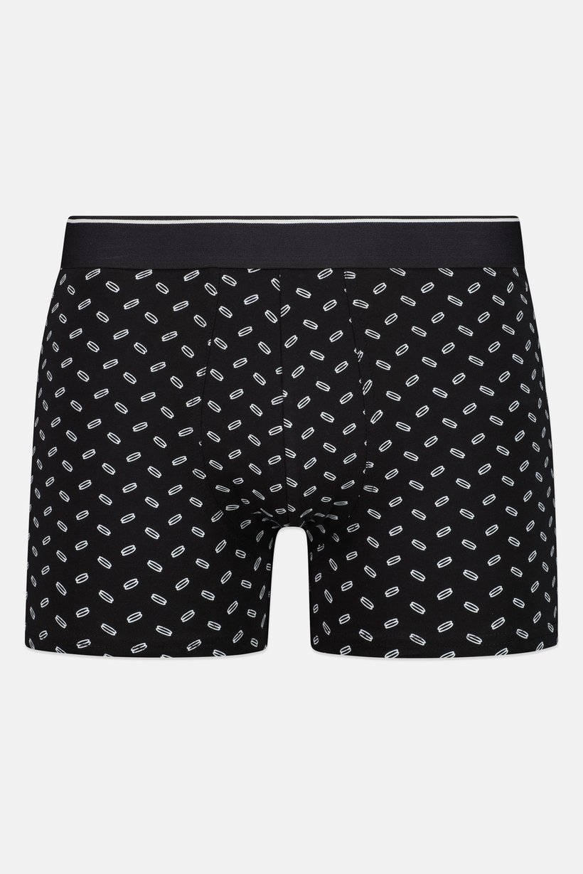 Men Allover Print Boxer Brief, Multicolor