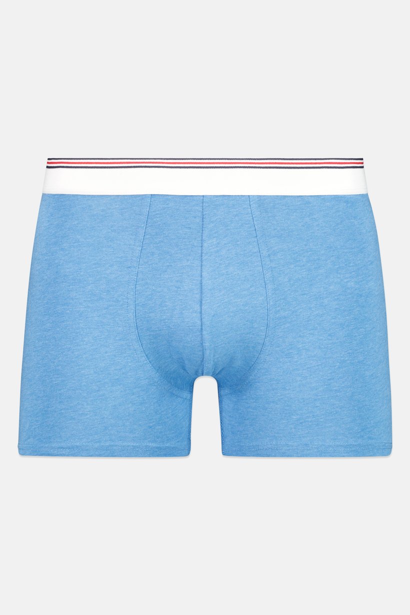 Men Stripe Pull On Boxer, Blue