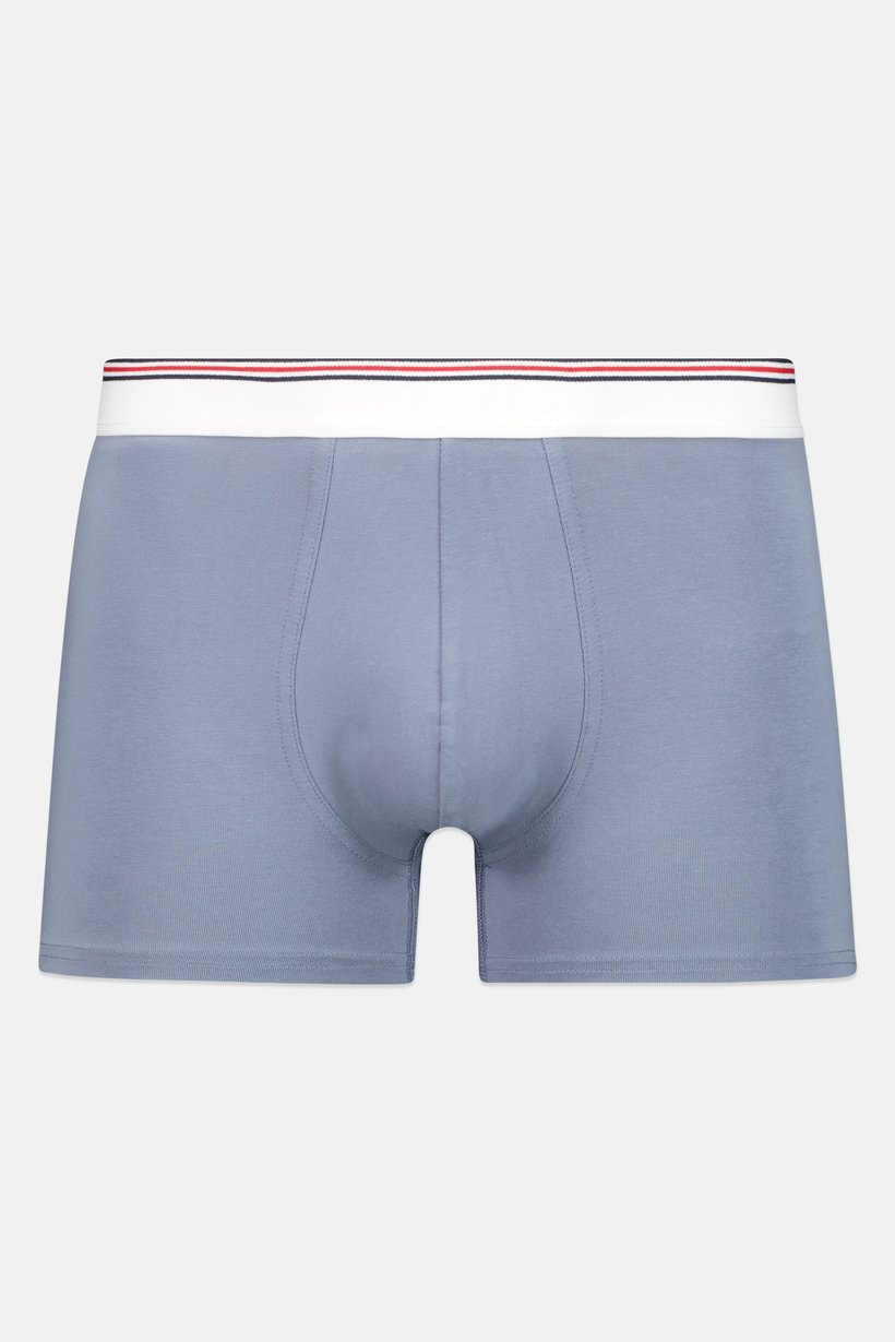 Men Solid Pull On Boxer, Slate Blue