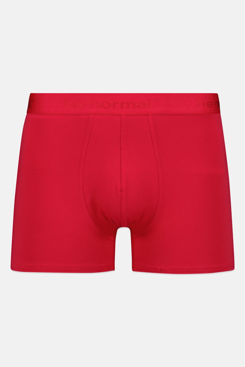 Men 1 Piece Brand Logo Boxer, Red