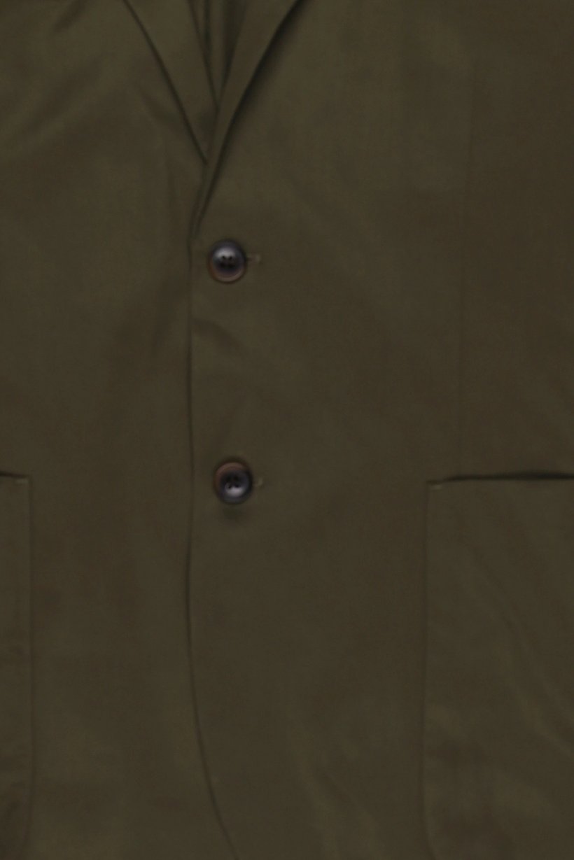 Men Slim Fit Long Sleeve Plain Casual Blazer Jacket, Olive