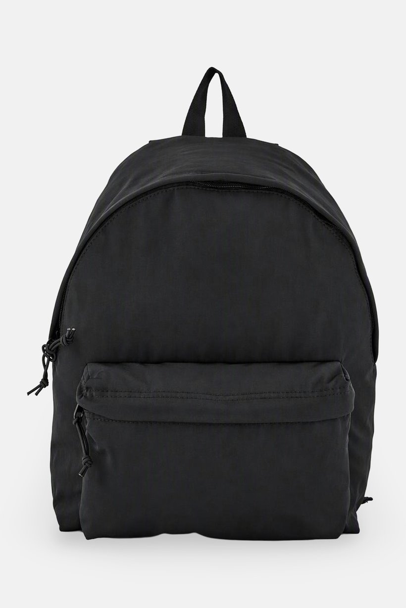 Women Plain Backpack, Black