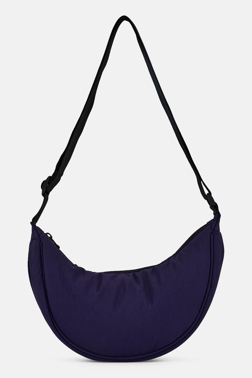 Men Plain Cross Body Bag, Navy