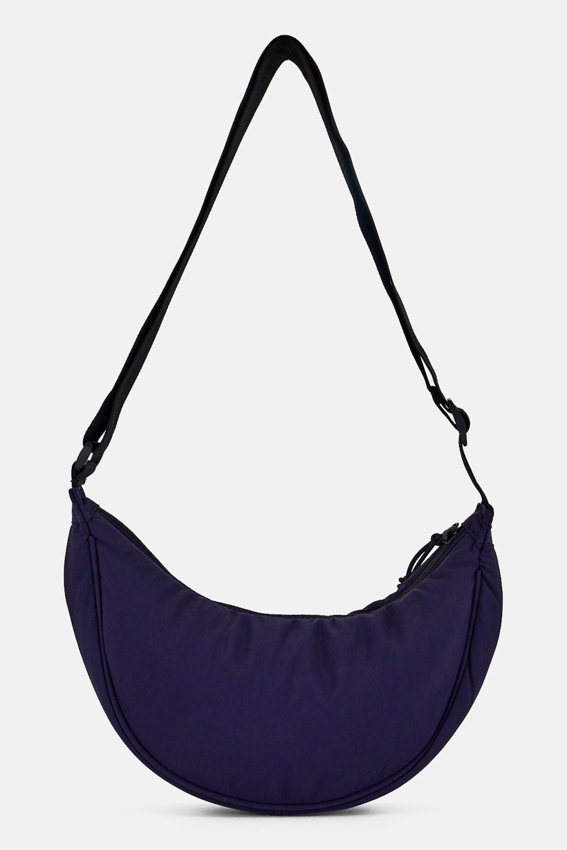 Men Plain Cross Body Bag, Navy
