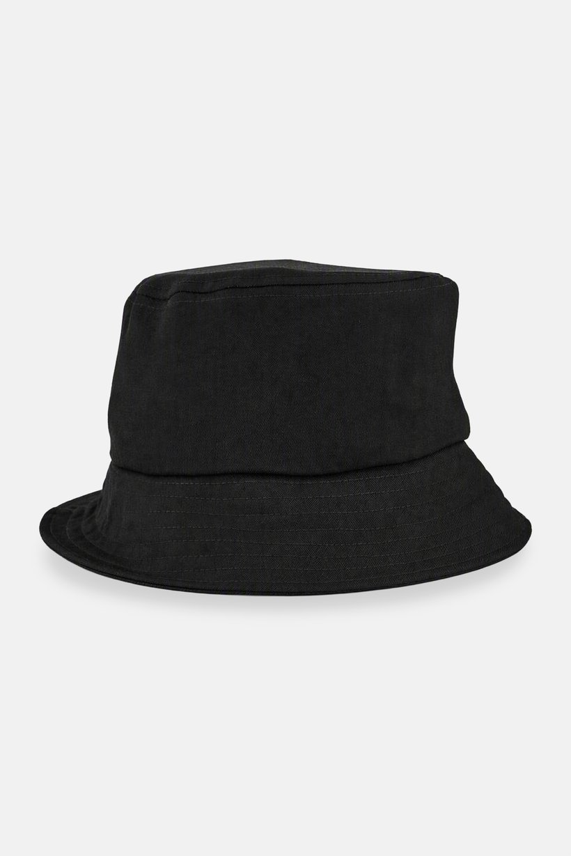 Men Plain Bucket Hat, Black