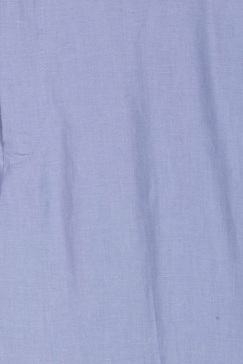 Men Slim Fit Solid Dress Pants, Slate Blue