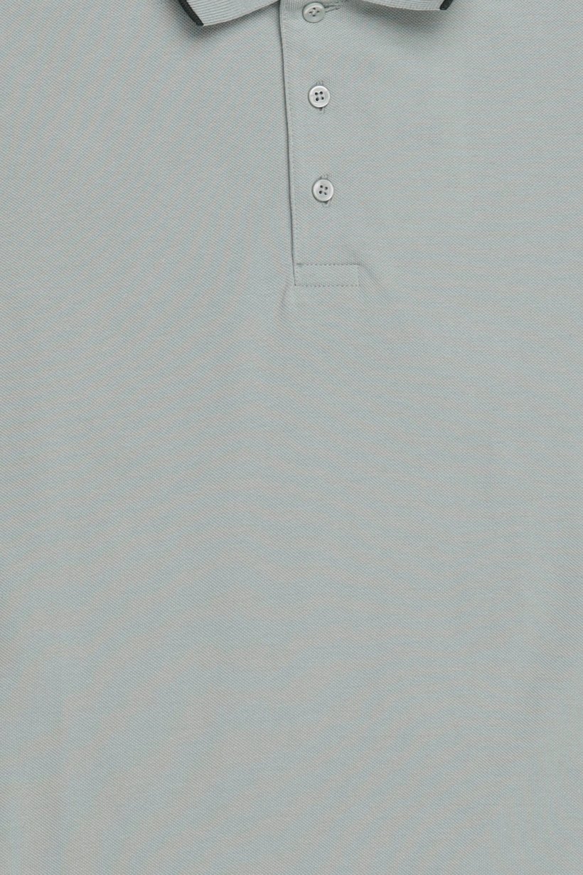 Men Regular Fit Solid Short Sleeve Polo Shirt, Green