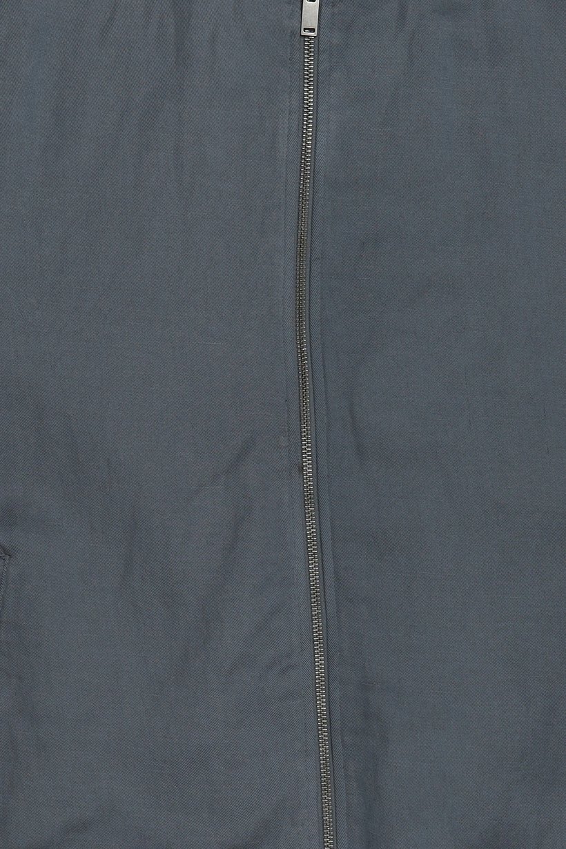Men Plain Bomber Jacket, Grey