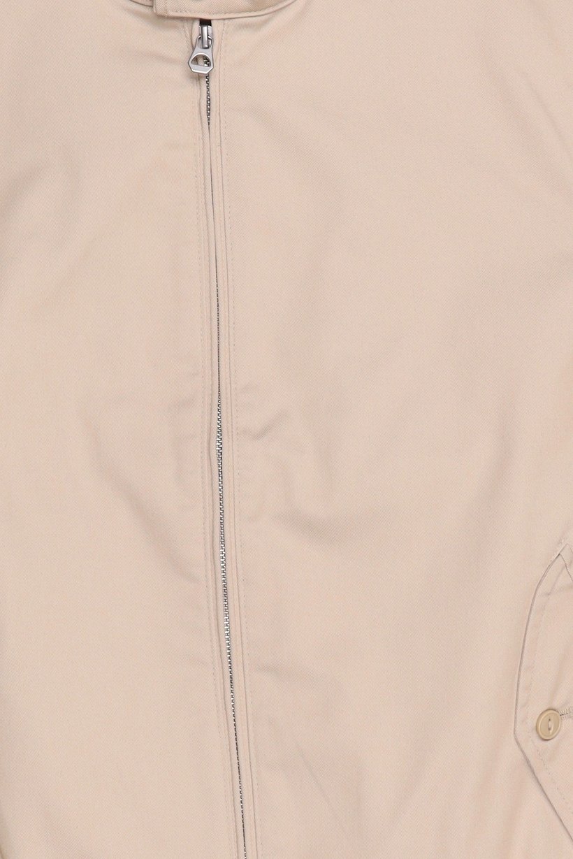 Men Solid Bomber Jacket, Beige