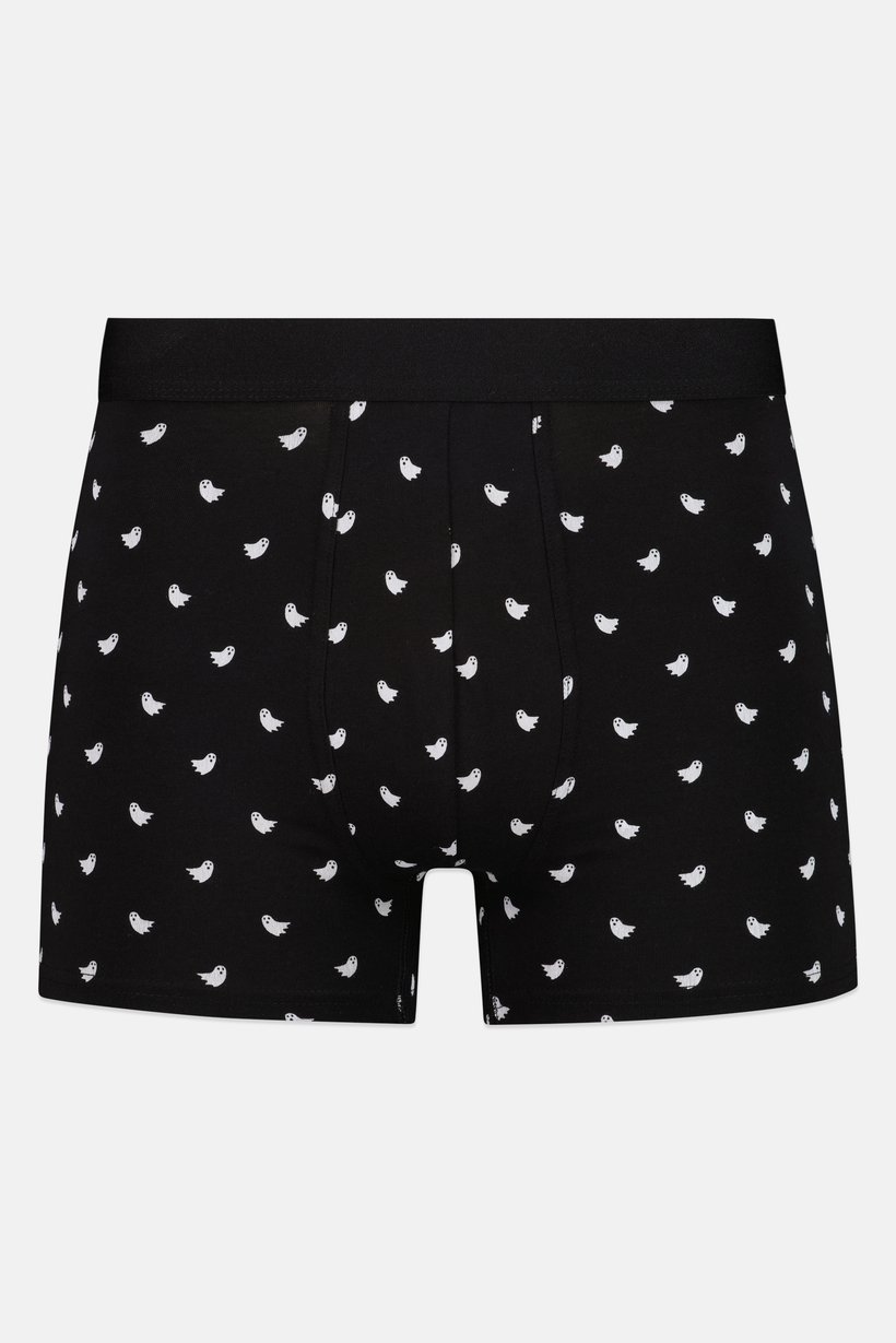 Men Allover Print Boxer Brief, Multicolor