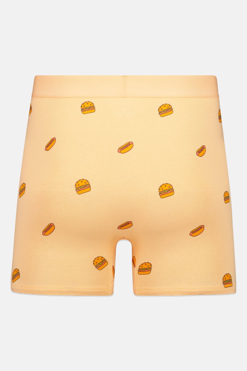 Men Allover Print Boxer Brief, Multicolor