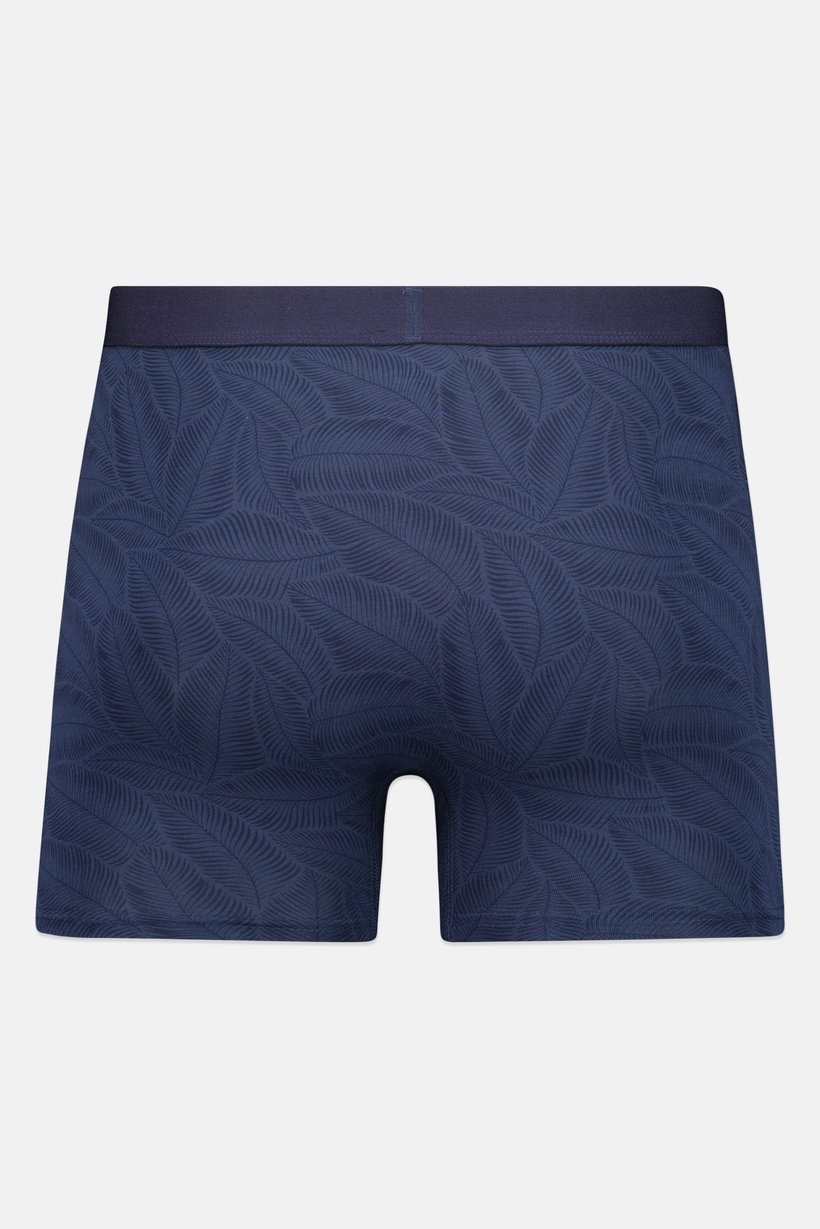 Men Allover Print Pull On Boxer, Navy