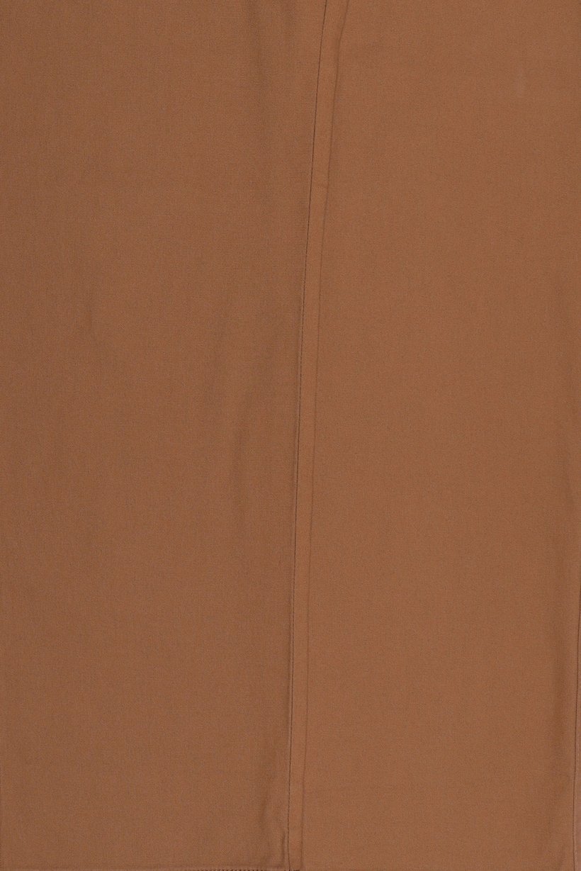Men Regular Fit Solid Chino Pants, Dark Tan