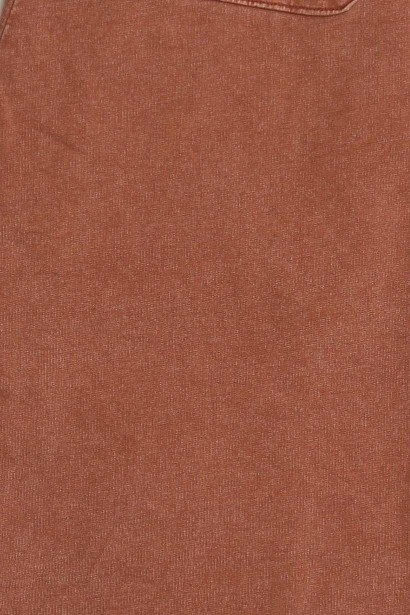 Men Plain Basic Shorts, Rust