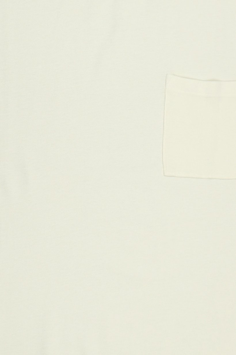 Men Crew Neck Short Sleeve Textured T-Shirt, Off White