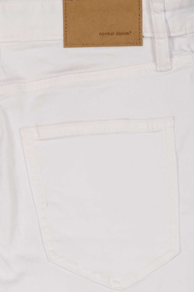 Men Slim Fit Solid Stretchable Denim Jeans, White