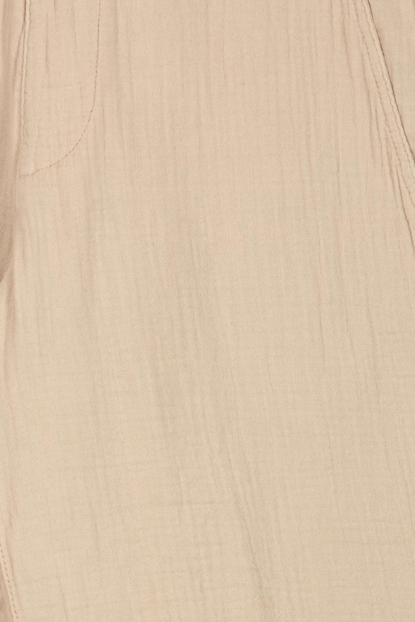 Men Plain Basic Shorts, Beige