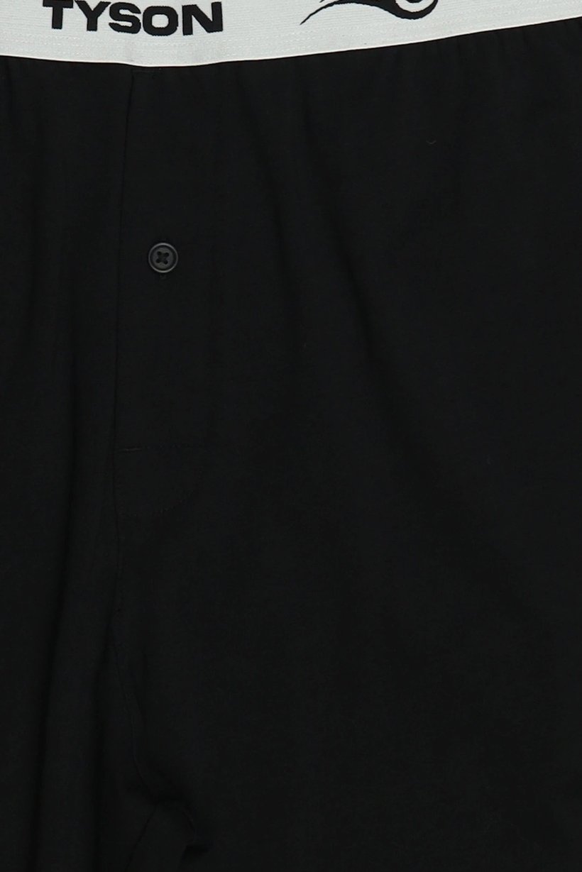 Celio x Tyson Men Brand Logo Pyjama Pants, Black