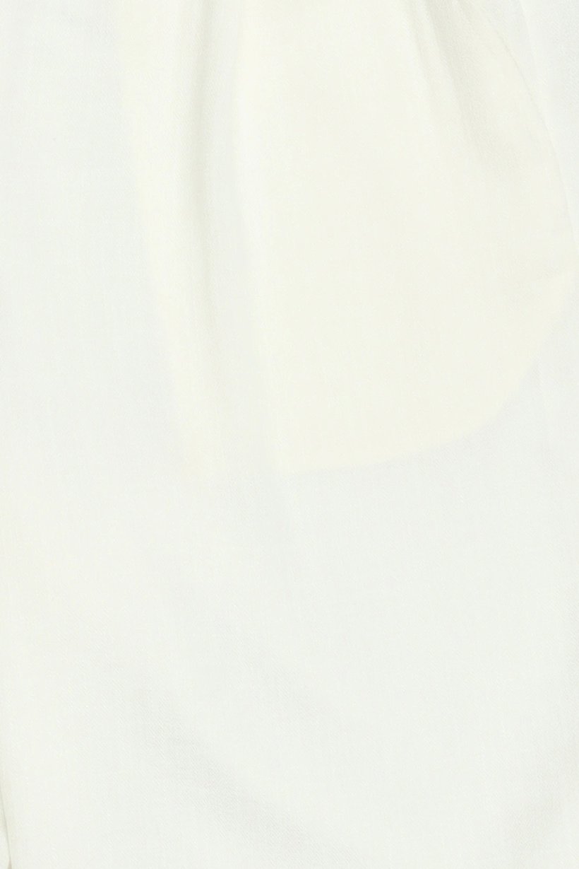 Men Plain Basic Shorts, White