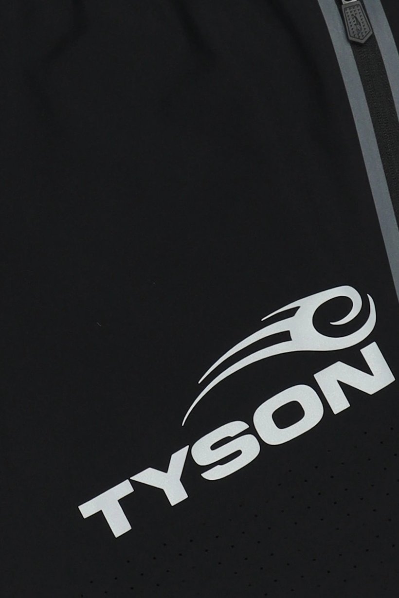 Celio x Tyson Men Brand Logo Basic Shorts, Black
