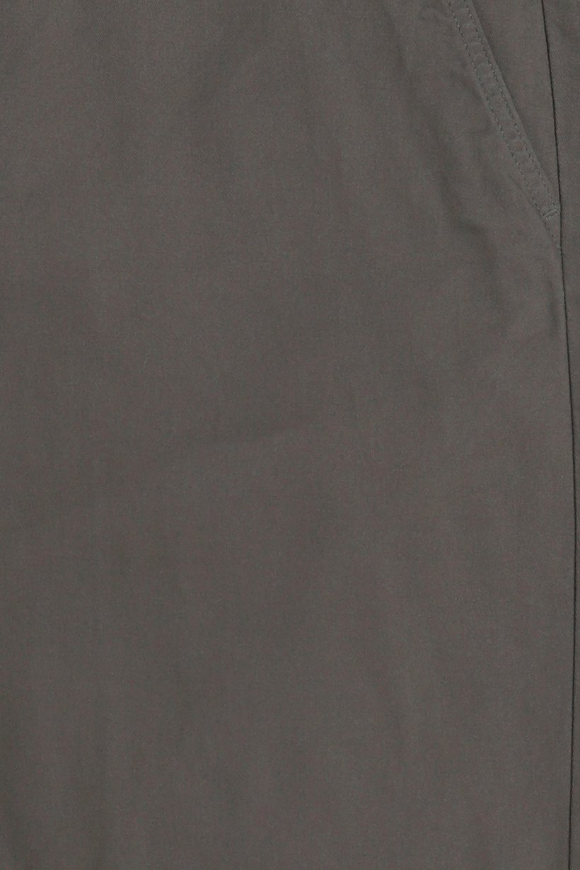 Men Straight Fit Solid Chino Pants, Dark Grey
